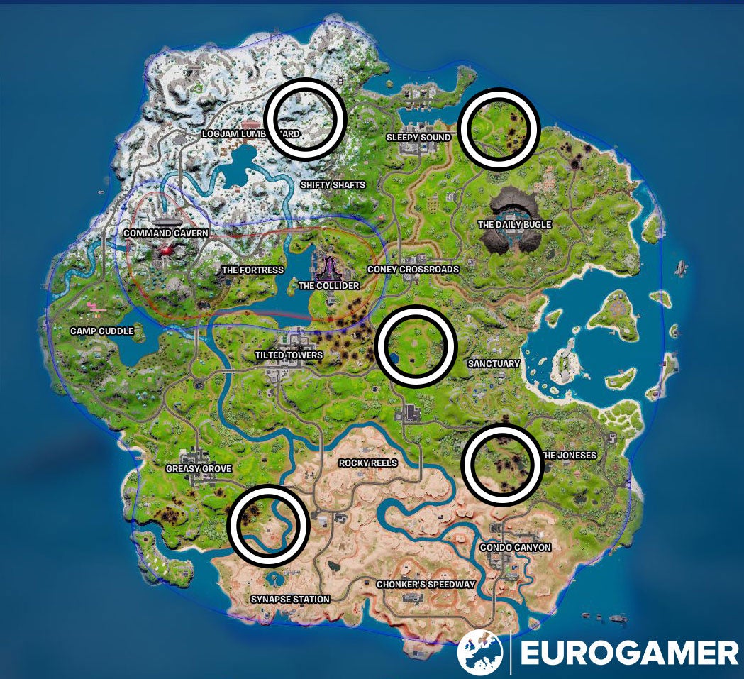 Fortnite IO Outpost locations and where to emote above an IO Outpost